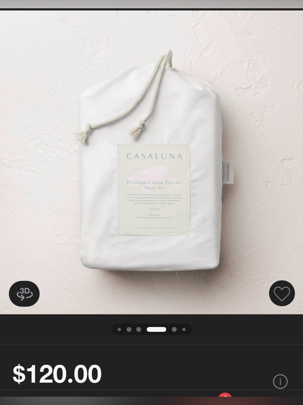 Casaluna Premium Percale Sheet Set
